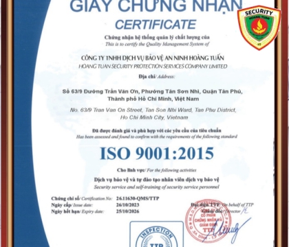 CHỨNG ISO