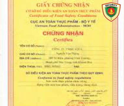 CHỨNG NHẬN 2